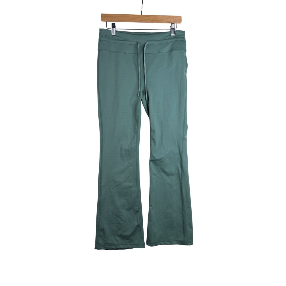 Yogalicious Lux Diana 7/8 Flare Leggings size Large Green